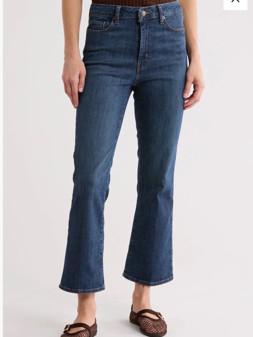Le Crop Mini Boot Flared Jeans